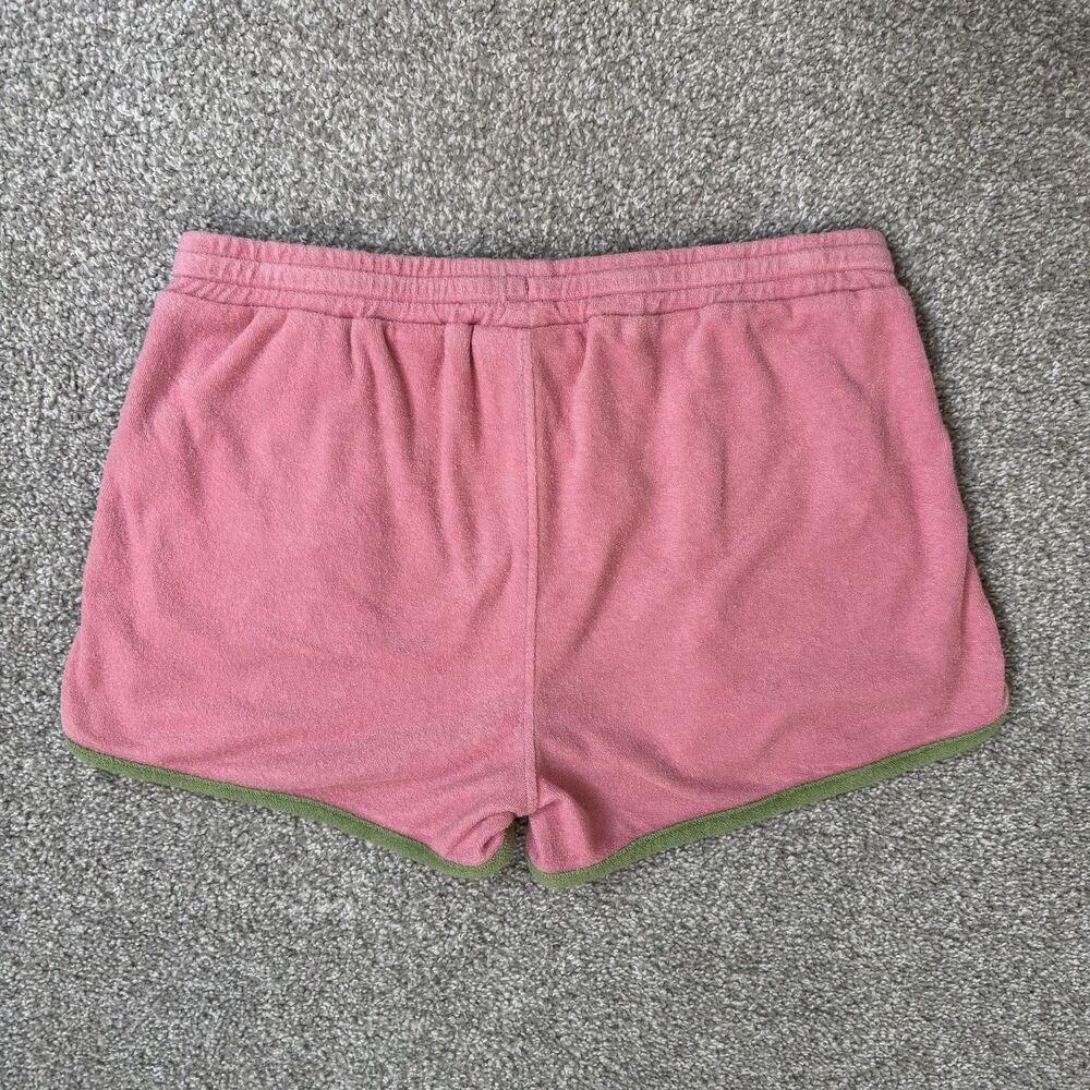 Sergio Tacchini Shorts Womens Small Pink Terry Dolphin Tennis Sport Cabana Beach - Picture 2 of 6